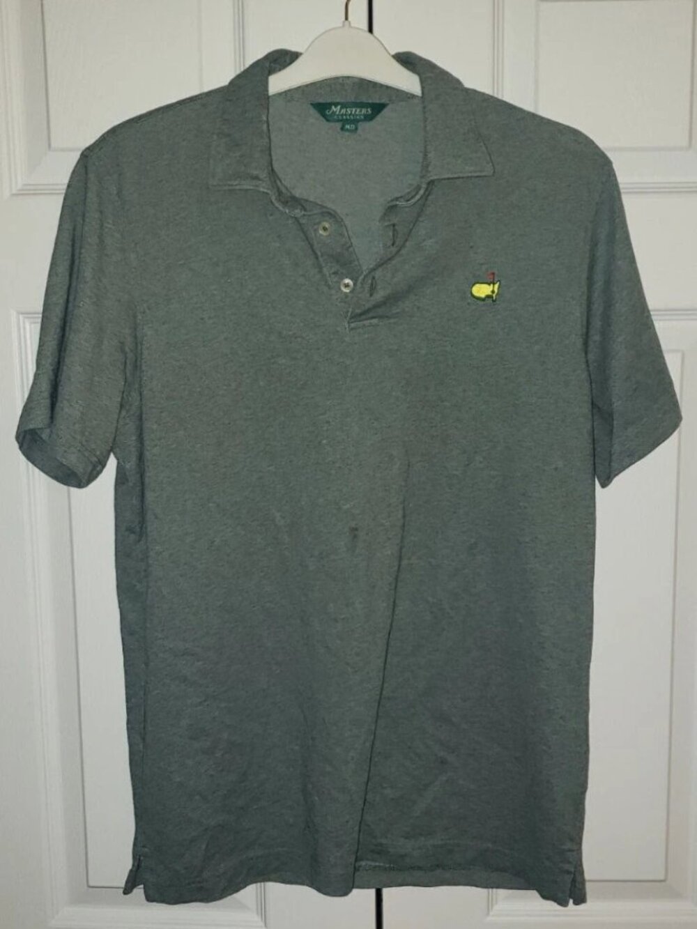 Masters Official Collection Men's Golf Polo Shirt Green Size M